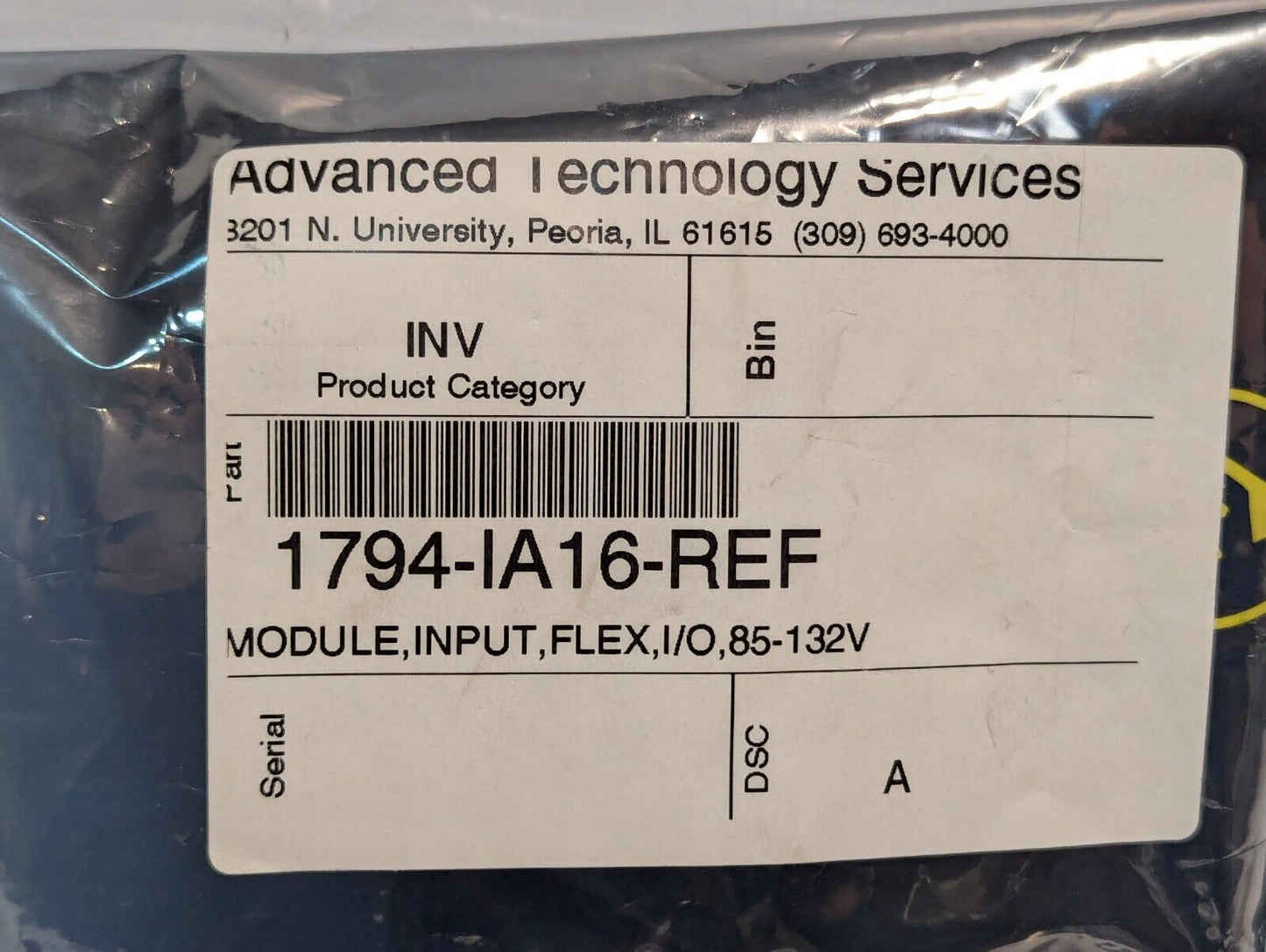 Allen Bradley 1794-IA16 SER A Flex I/O 120VAC Input Module 1794IA16 - Free Ship