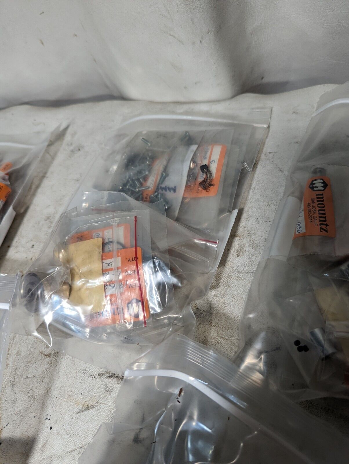 Large lot of parts for Mountz automatic screwdriver