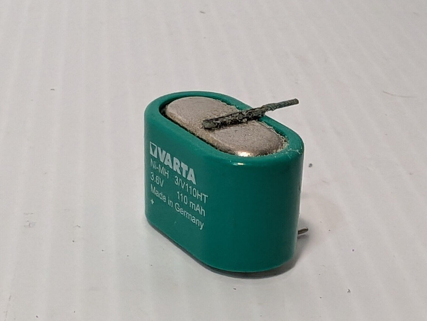 Varta 55711603800 Nickel Metal Hydride Battery, 3.6V, 110 mAh, 3/V110HT