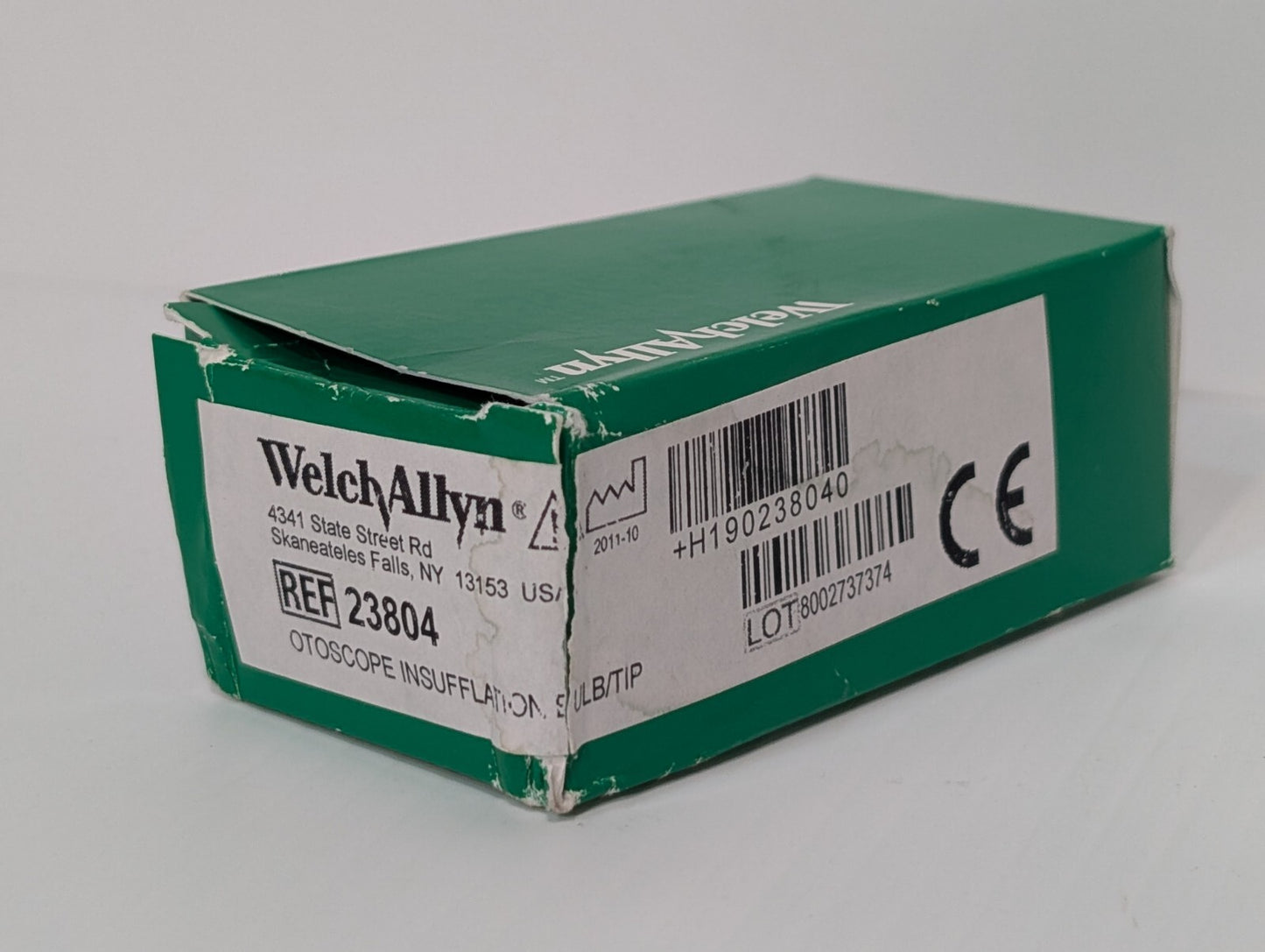 Welch Allyn 23804 Otoscope Insufflation Bulb with Tube and Distal Tip Connector