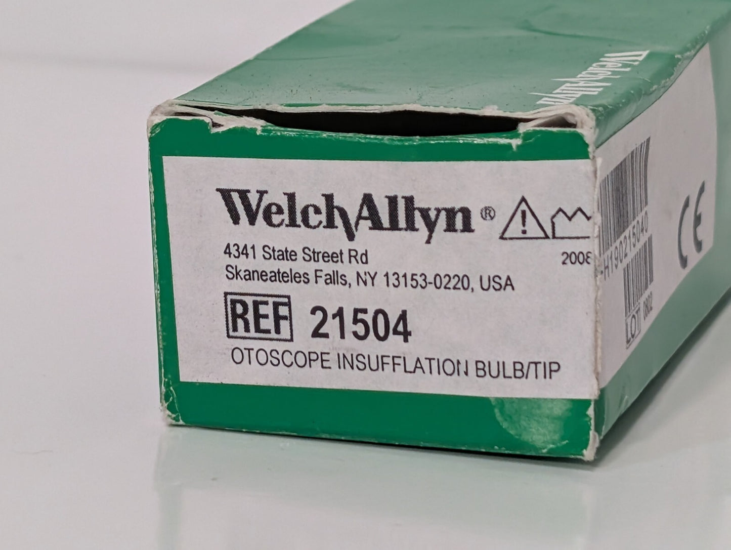Welch Allyn 21504 Otoscope Insufflation Bulb with Tubing and Distal Tip Connect