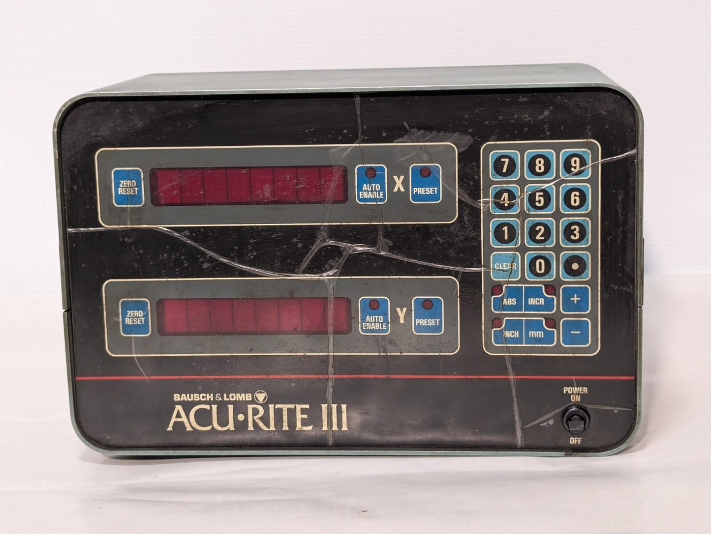 Acu-Rite III DRO PN 387-5974000 Digital Readout System With 2 Scales PARTS ONLY