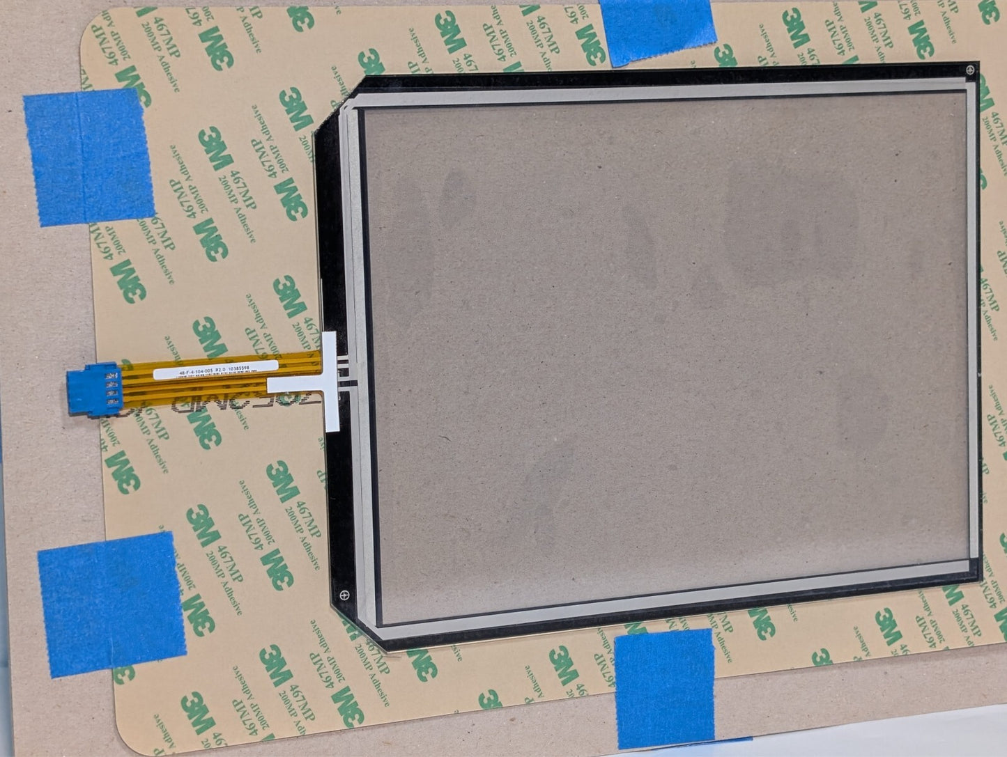 Videojet 33439 10.4" Touch Screen Adhesive Overlay, Marsh Unicorn, only one unit