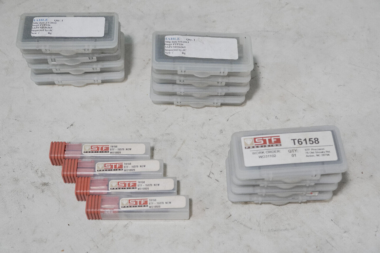 Lot of 16 STF Precision Router CNC Drill Bits in Boxes STF-15379, T6158