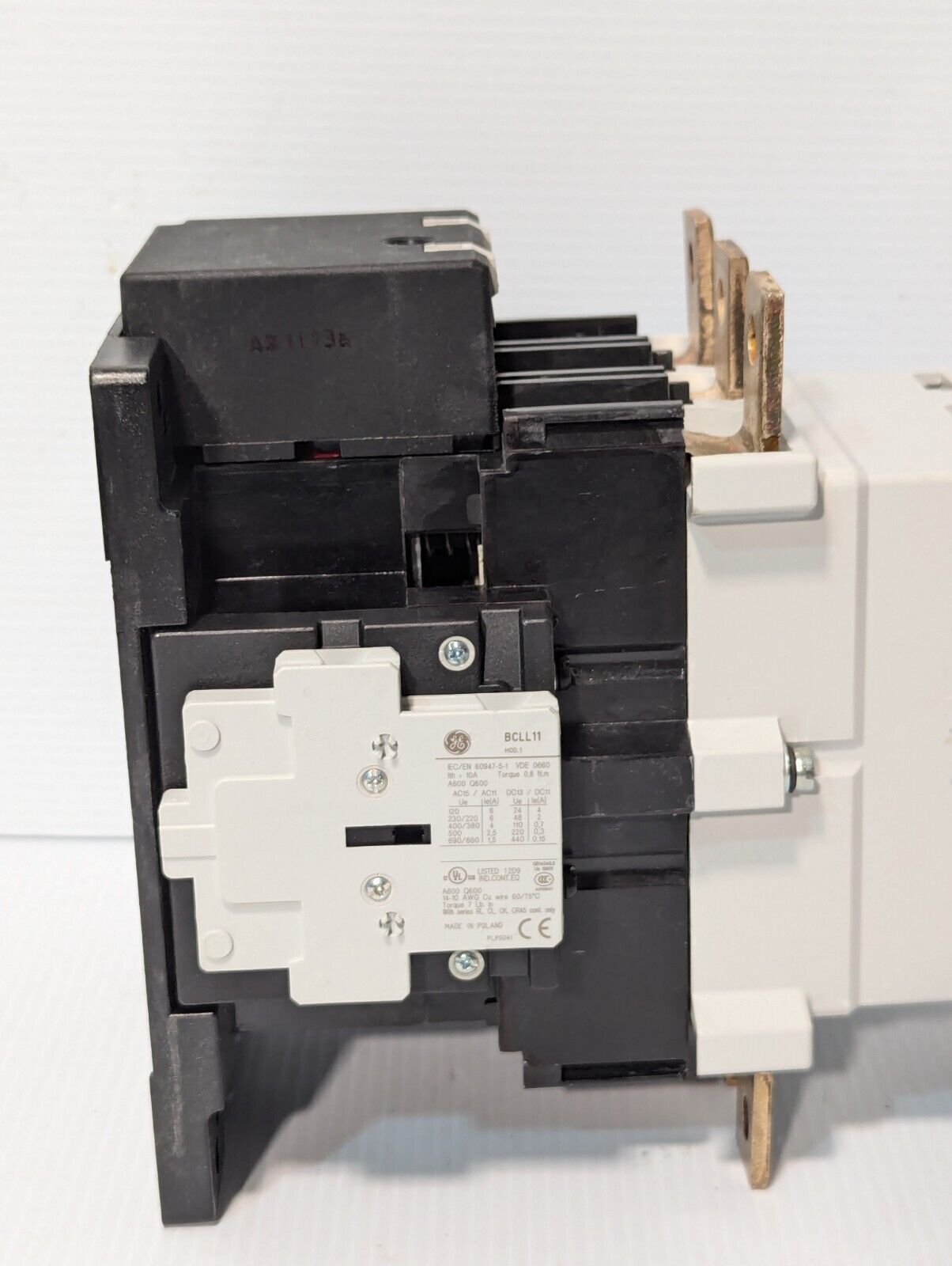 GE CK95BE300 contactor, with KM5ED coil 24-28VAC/VDC - Free Shipping