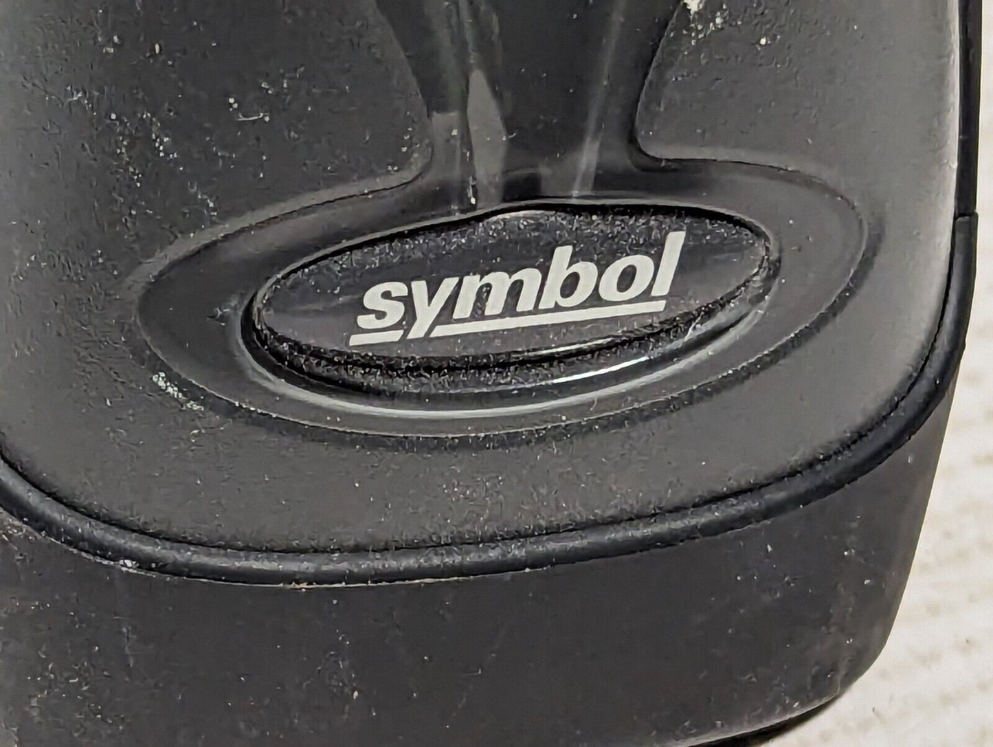 Symbol LS2208-SR20007R-UR handheld USB barcode scanner with stand