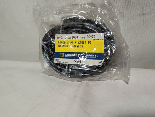 Square D 8030CC20 power supply cable P2 to rack harness, 74205
