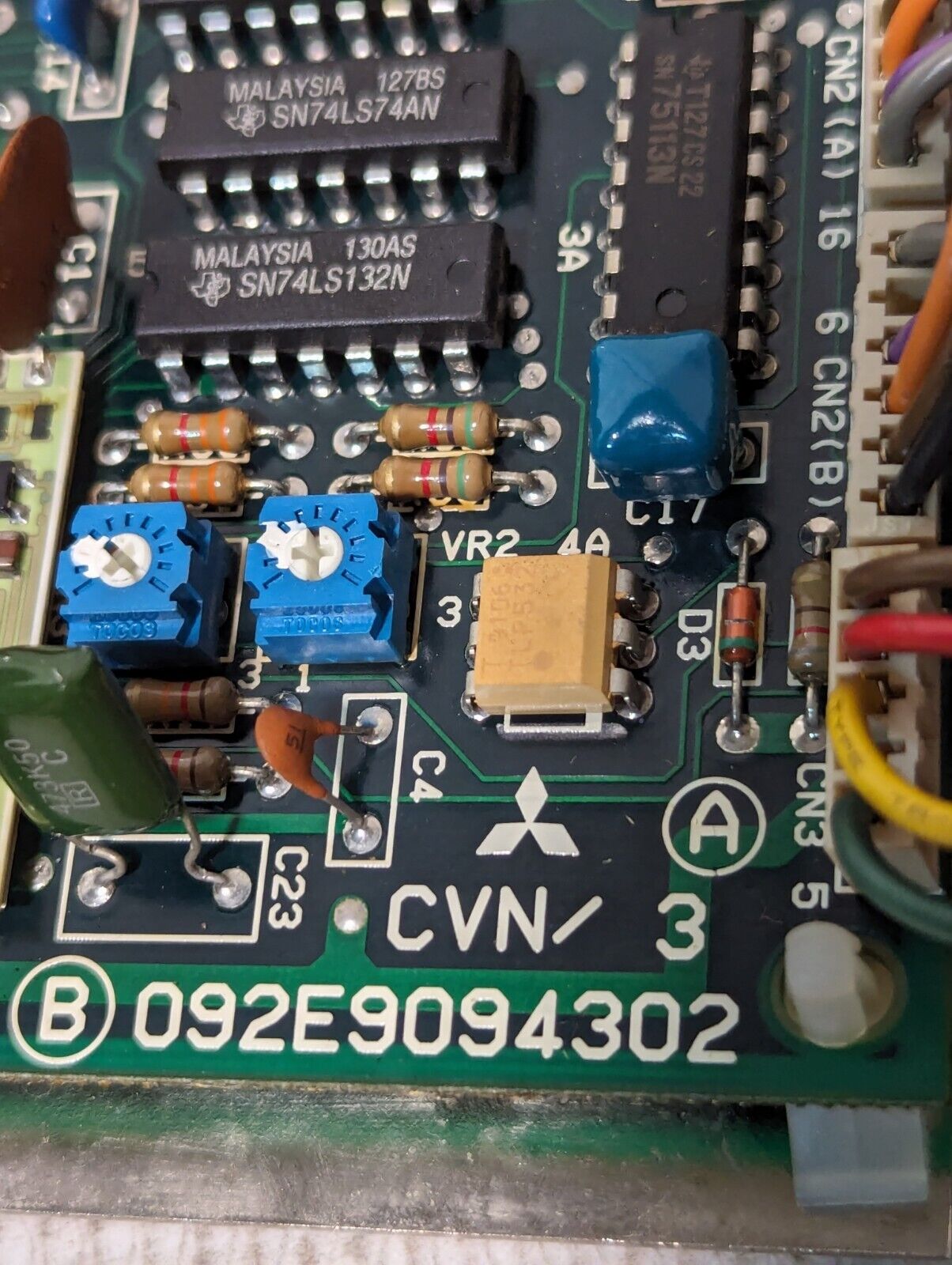 Mitsubishi ADA-02D Converter Circuit Card, CVN/3 092E9094302