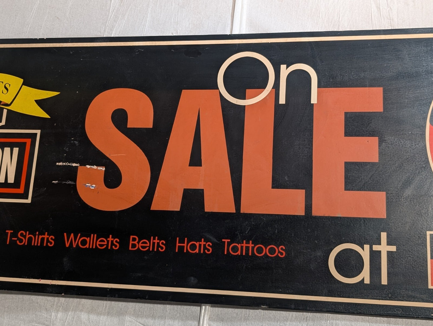 The Alley Chicago Harley Davidson Bus Stop Bench Ad Memorabilia Punk Moto Goth