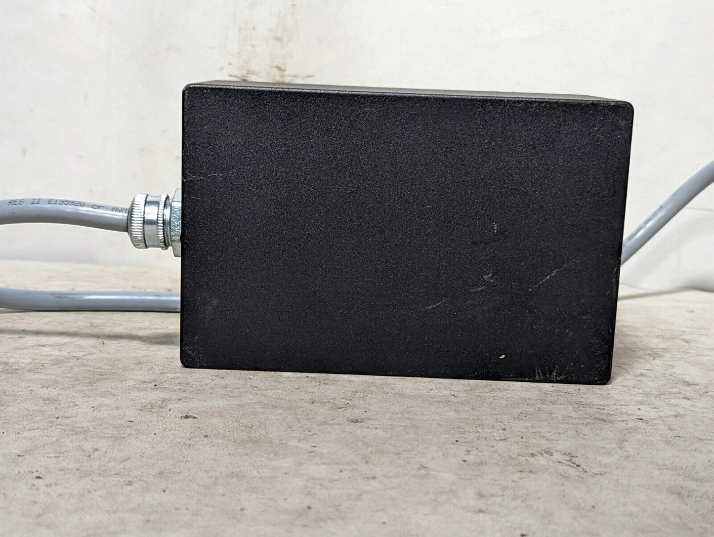 Custom pushbutton enclosure: green power on pushbutton, green indicator light...