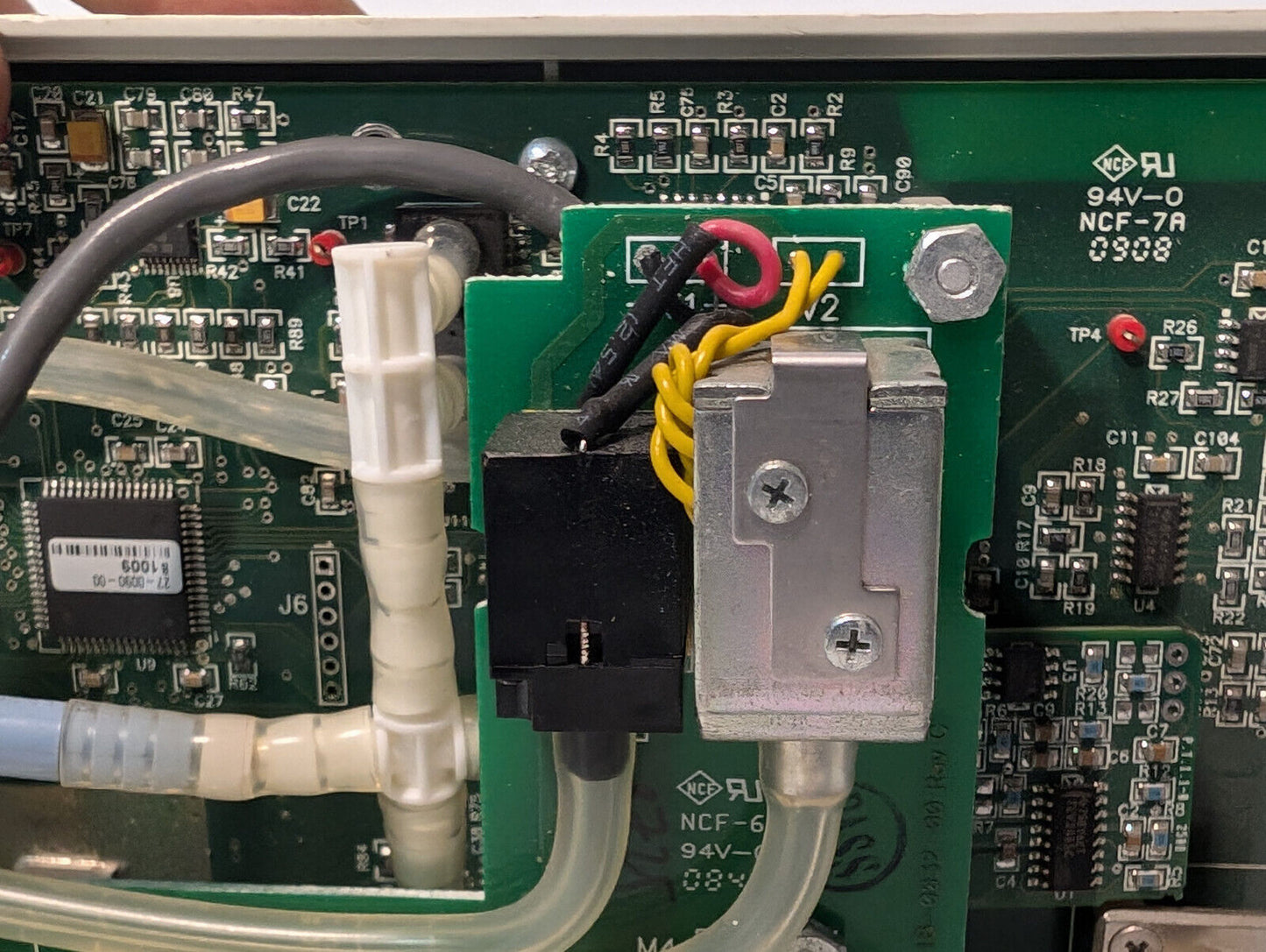 SunTech Tango+ Stress Monitor -For Parts- 18-0029-00, Rev C, 6 VDC,Made in Japan