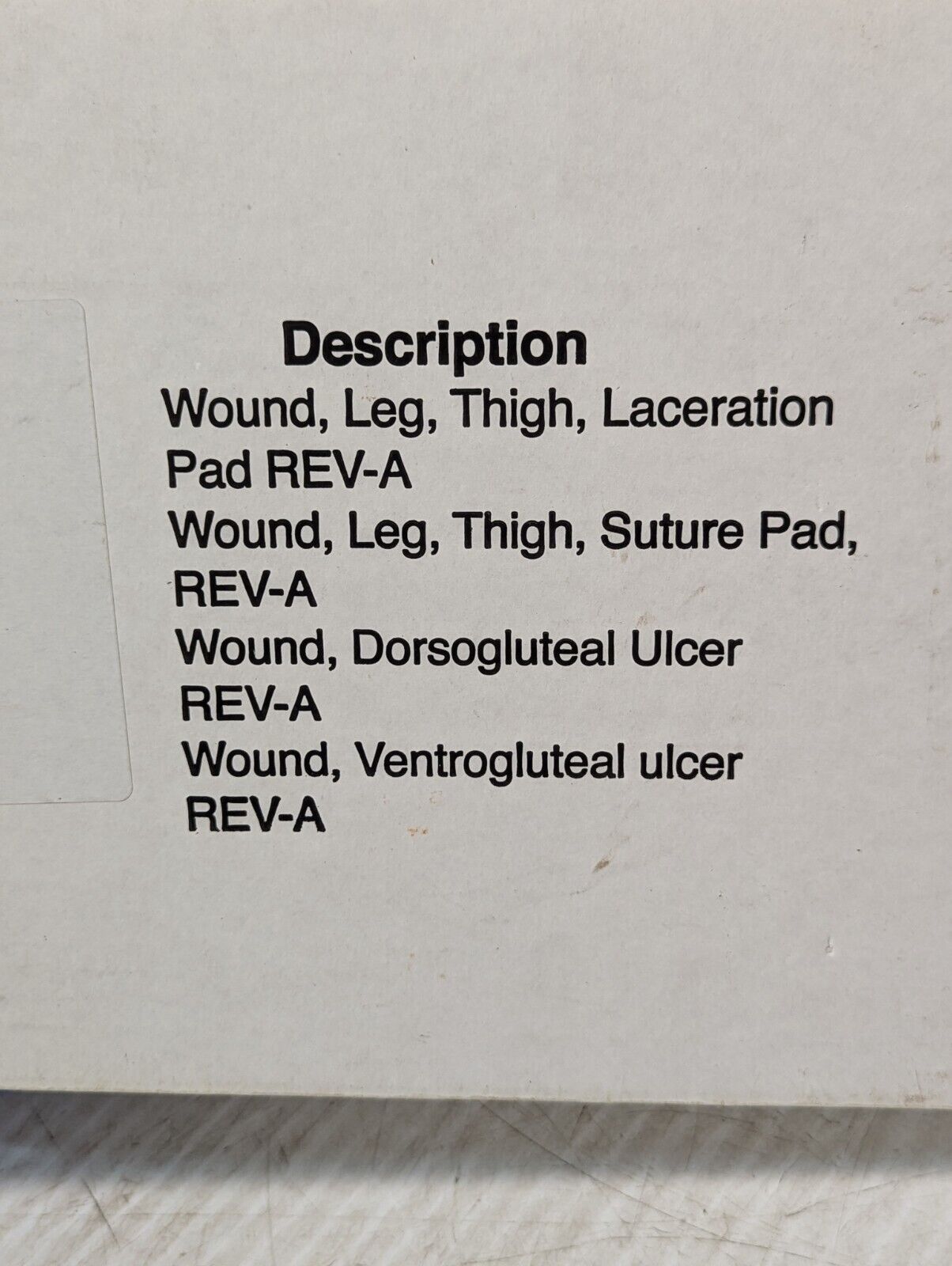 CAE Medical 147K601120 Basic Wounds Kit, Dark Skin Tone - Free Shipping