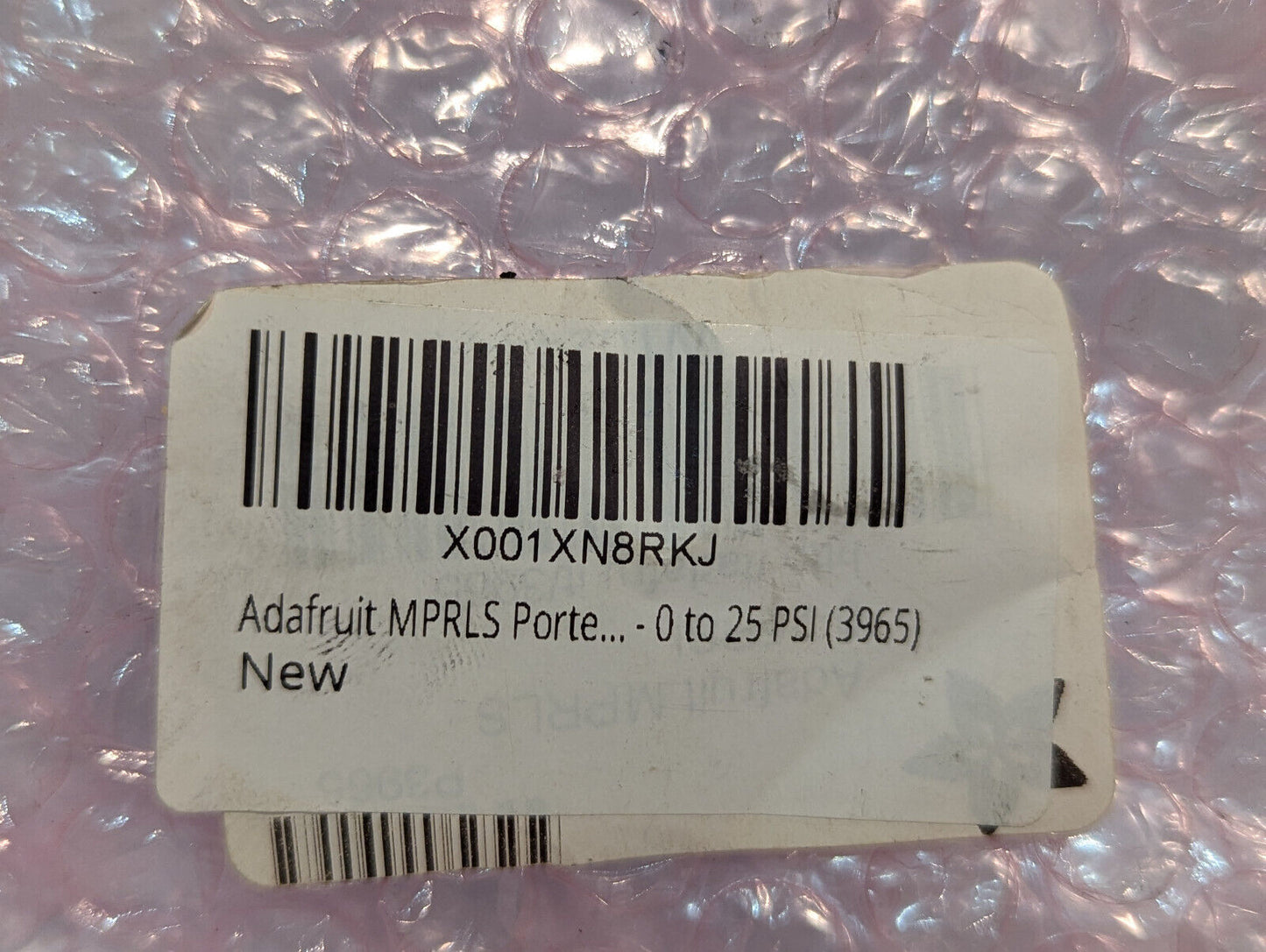 Adafruit! MPRLS Digital Ported Berometric Pressure Sensor 0-25 PSI, 3-5 V