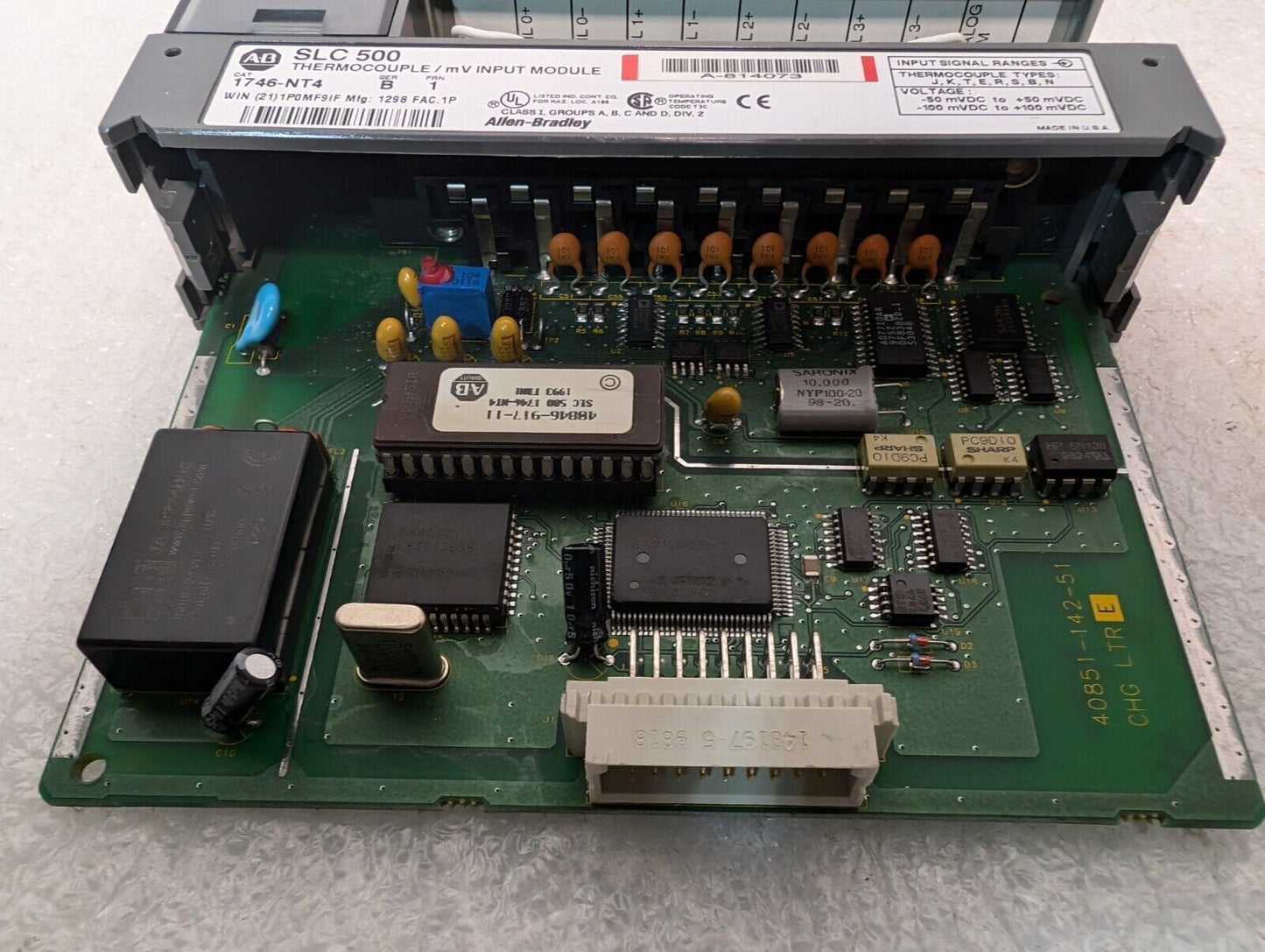 Allen Bradley 1746-NT4\B Thermocouple/DC Millivolt Input Module