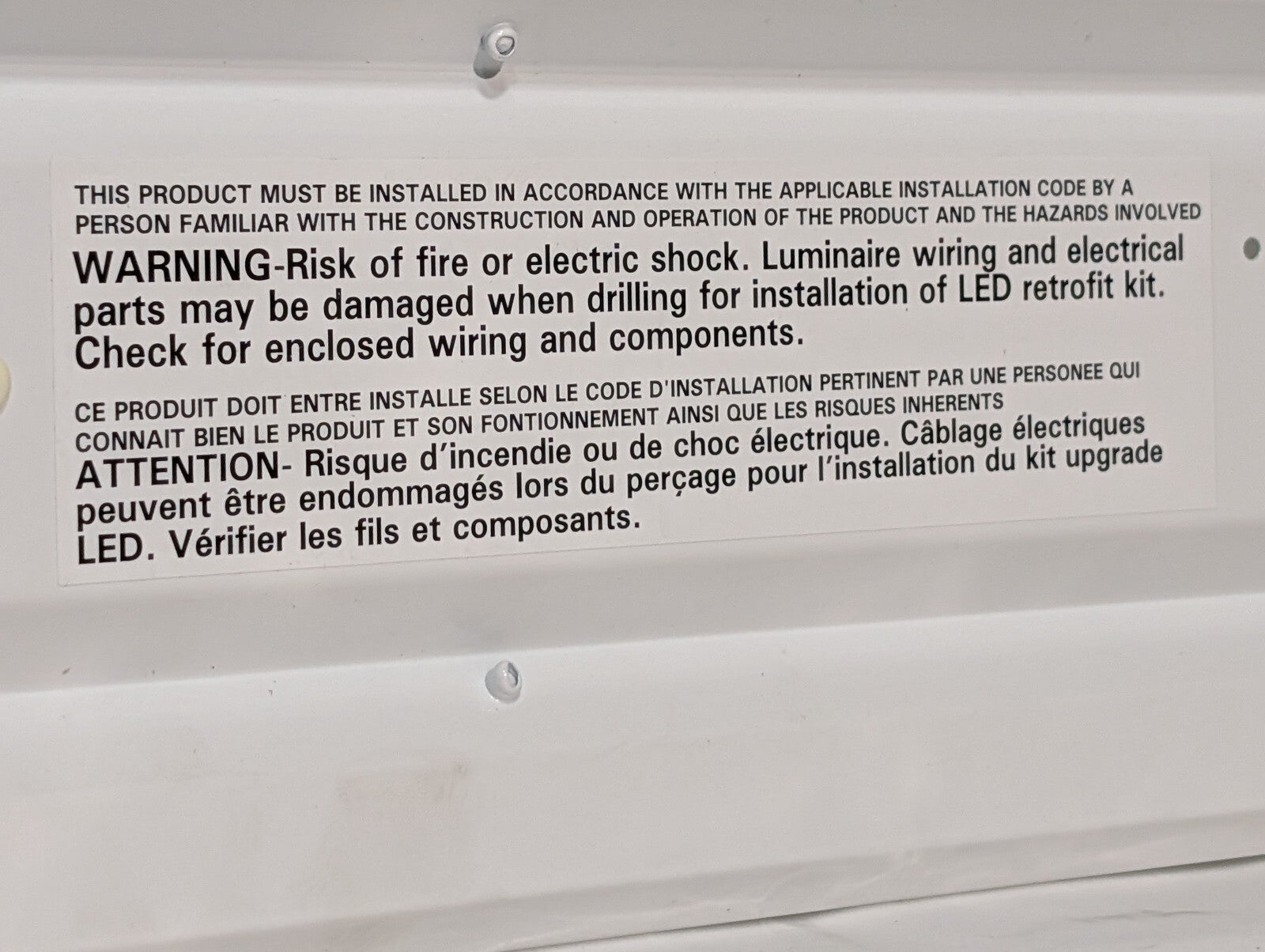 Sylvania 4' Retrofit Strip, 61476, 5000K Daylight, 0-10V Dimmable, 30W, 120-277V