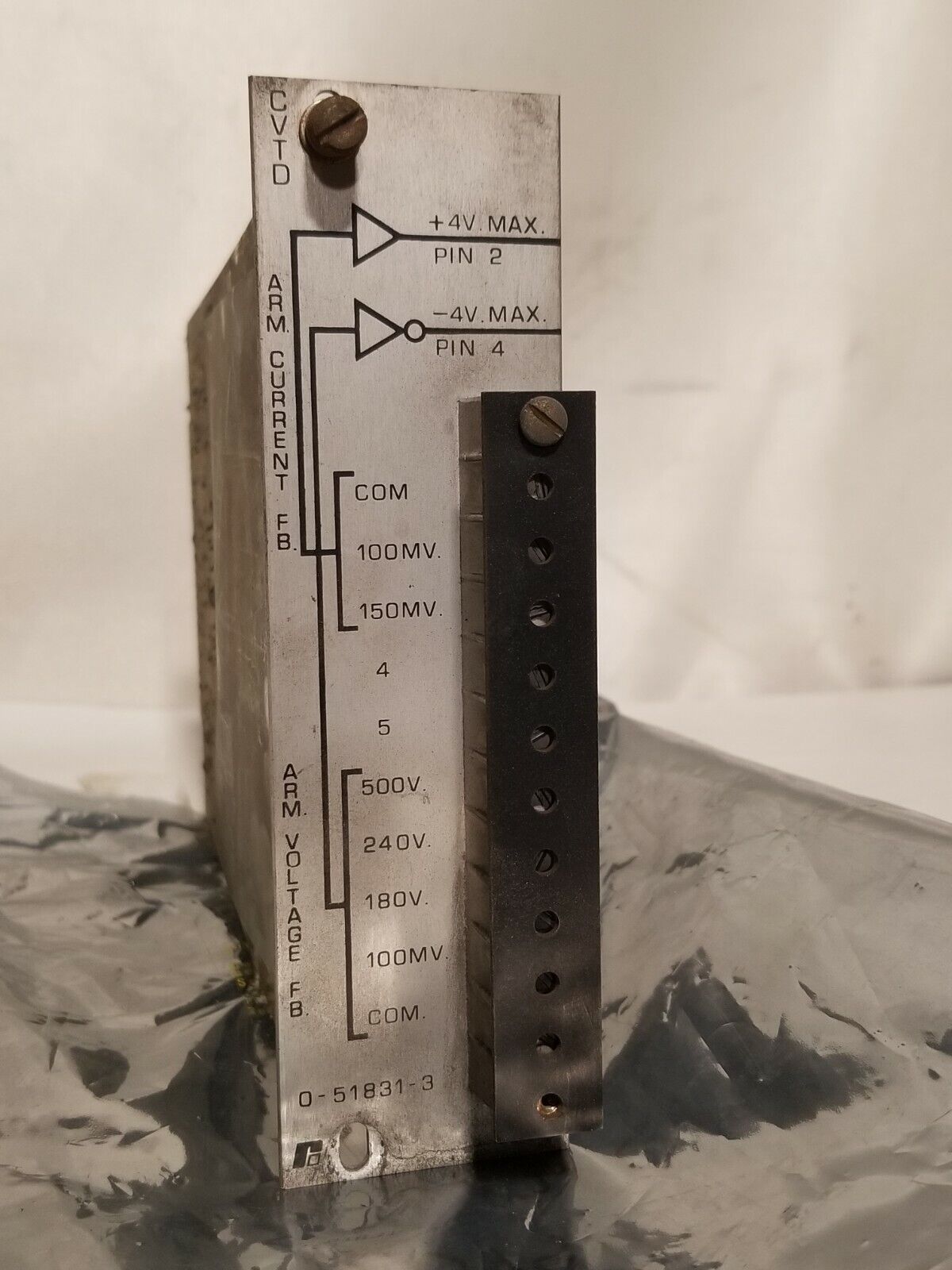 Reliance Electric 0-51831-3 CVTD current voltage module 0518313