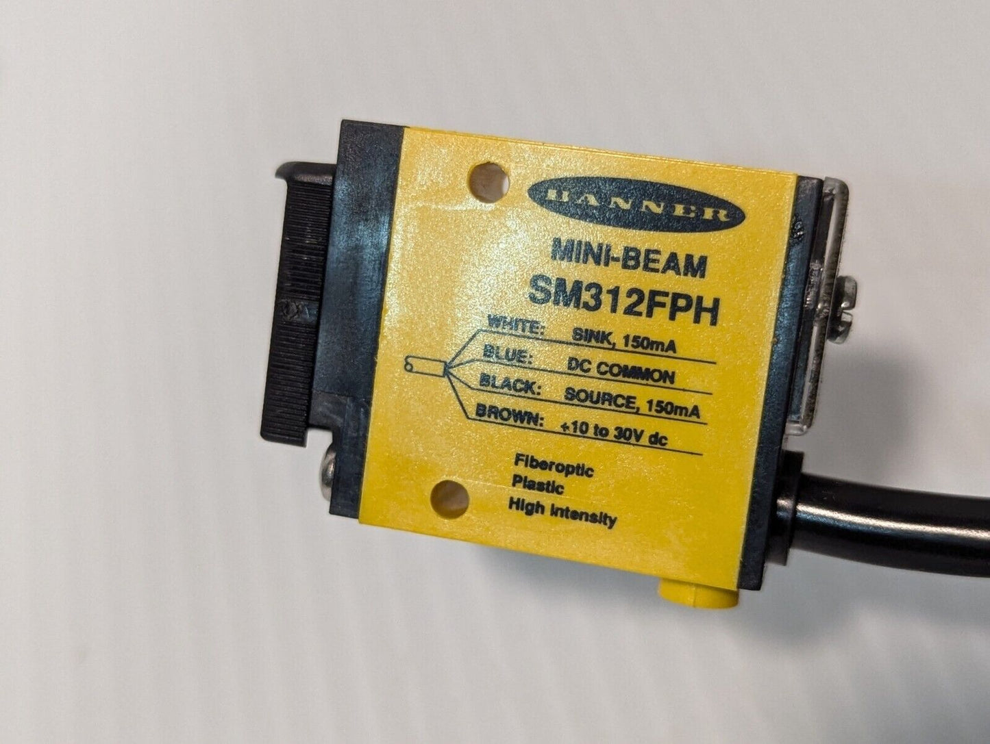 Banner Engineering SM312FPH Mini-Beam Fiber Optic Amplifier 26986 -Free Shipping
