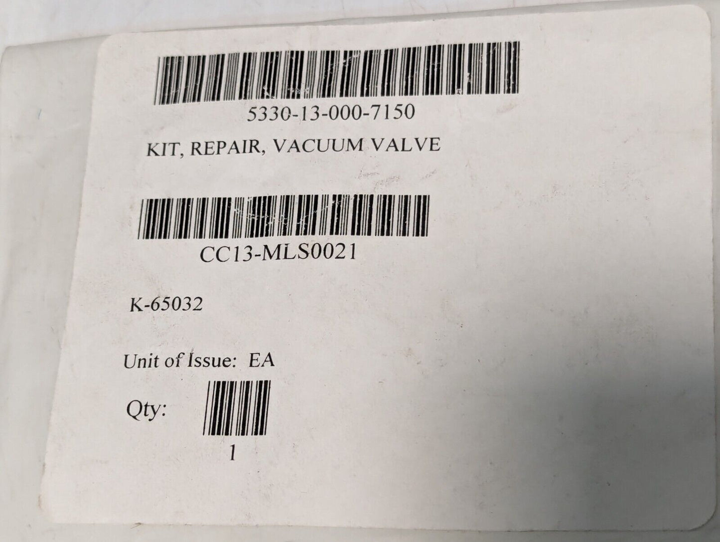 Advanced Pneumatics K-65032 Vacuum Valve Repair - Free Shipping