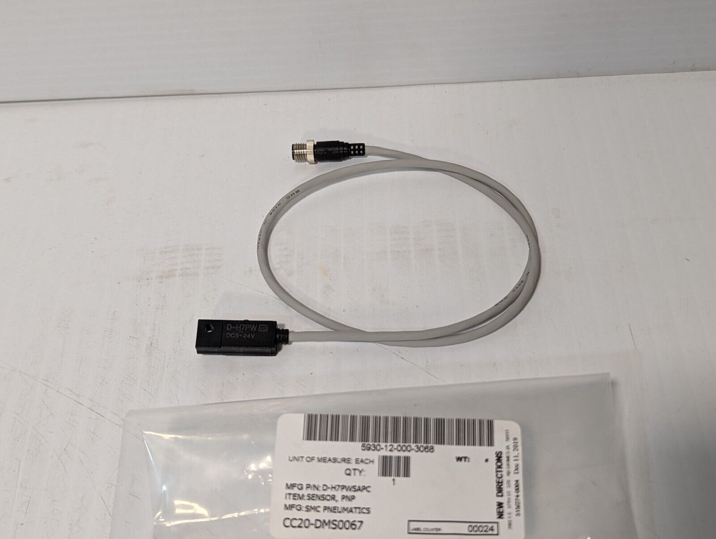 SMC Pneumatics D-H7PWSAPC Pneumatic Cylinder Sensor Switch - Free Shipping