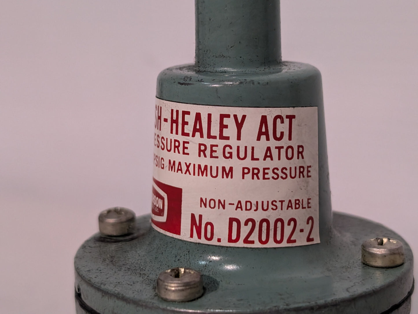Wilkerson D2002-2 Air Pressure Regulator, Pipe Size 1/4
