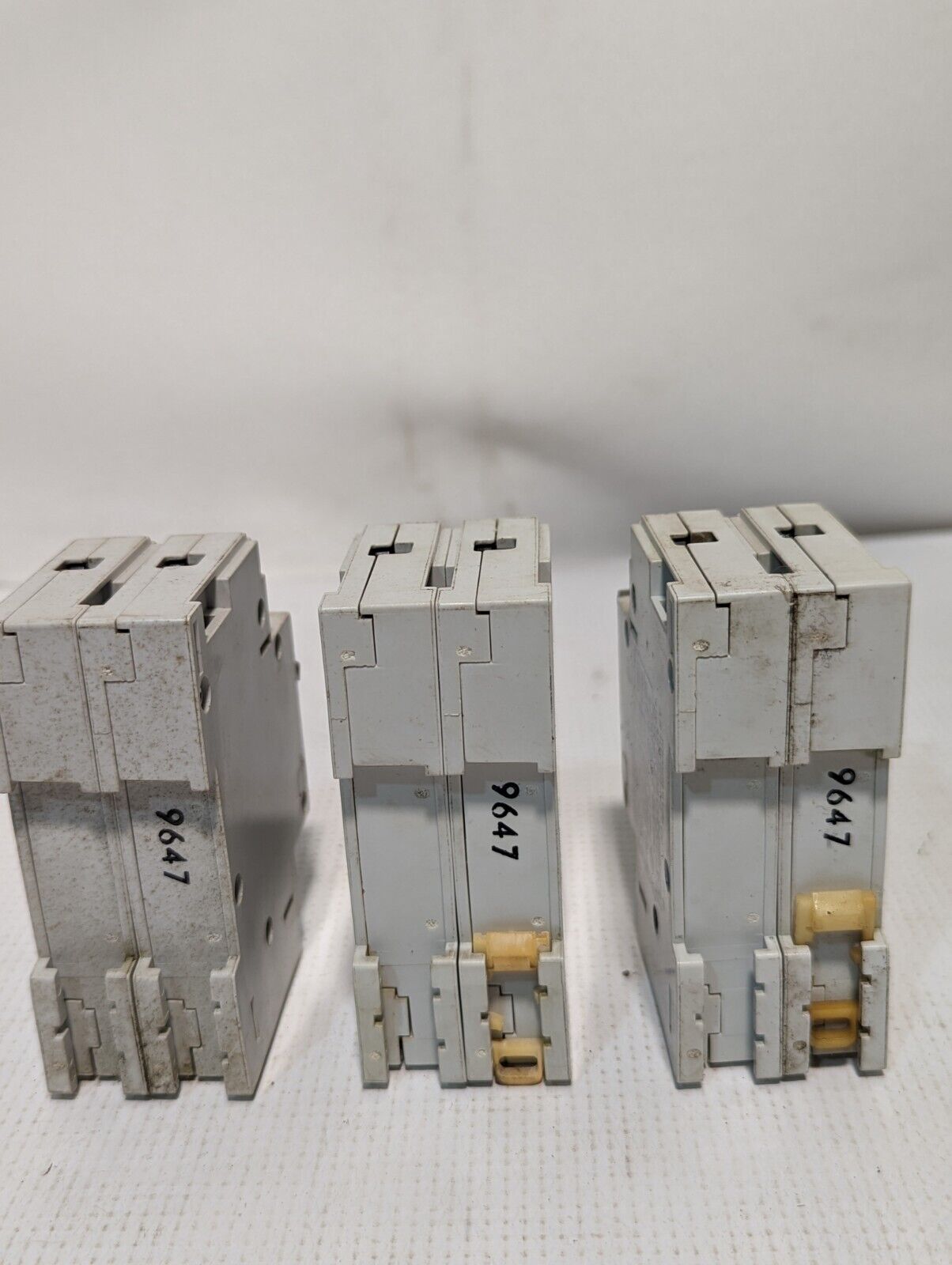 Lot of 3 Allen Bradley 1492-CB2-G150 Circuit Breakers, 15A 2P 480VAC