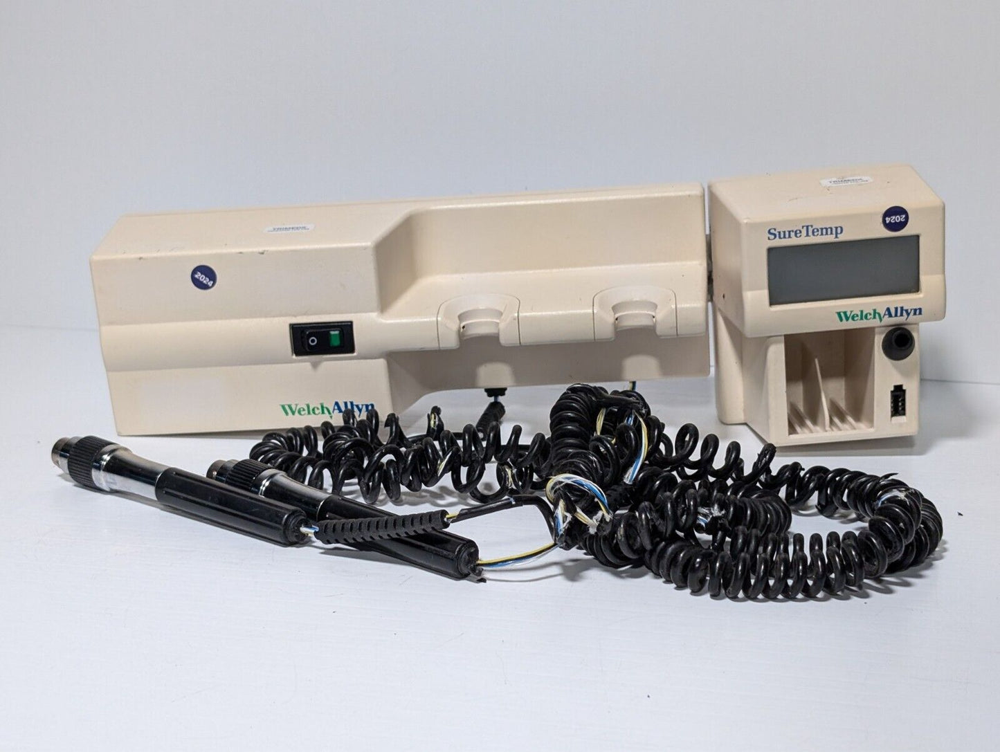 Welch Allyn 767 Series Transformer 2 Otoscopes No Heads & 76751 Suretemp