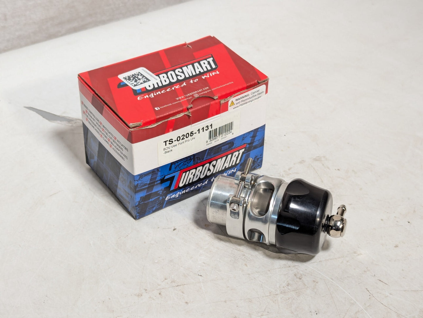 TurboSmart TS-0205-1131 Blow Off Valve Vee-Port Pro Universal, TS02051131