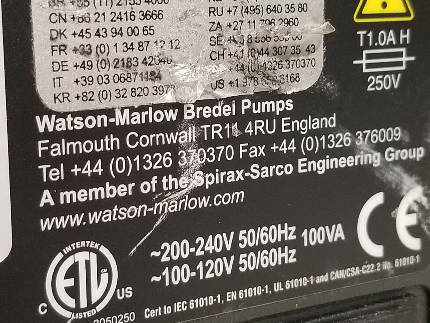 Watson-Marlow 332E/D peristaltic pump, 400rpm, WORKING - Free Shipping