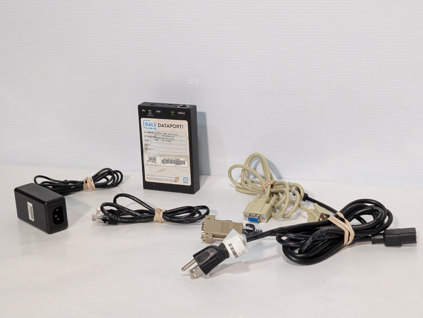 Abbott RALS Dataport 1 POCT Device Server, Ethernet, Power Adapter, Peripherals