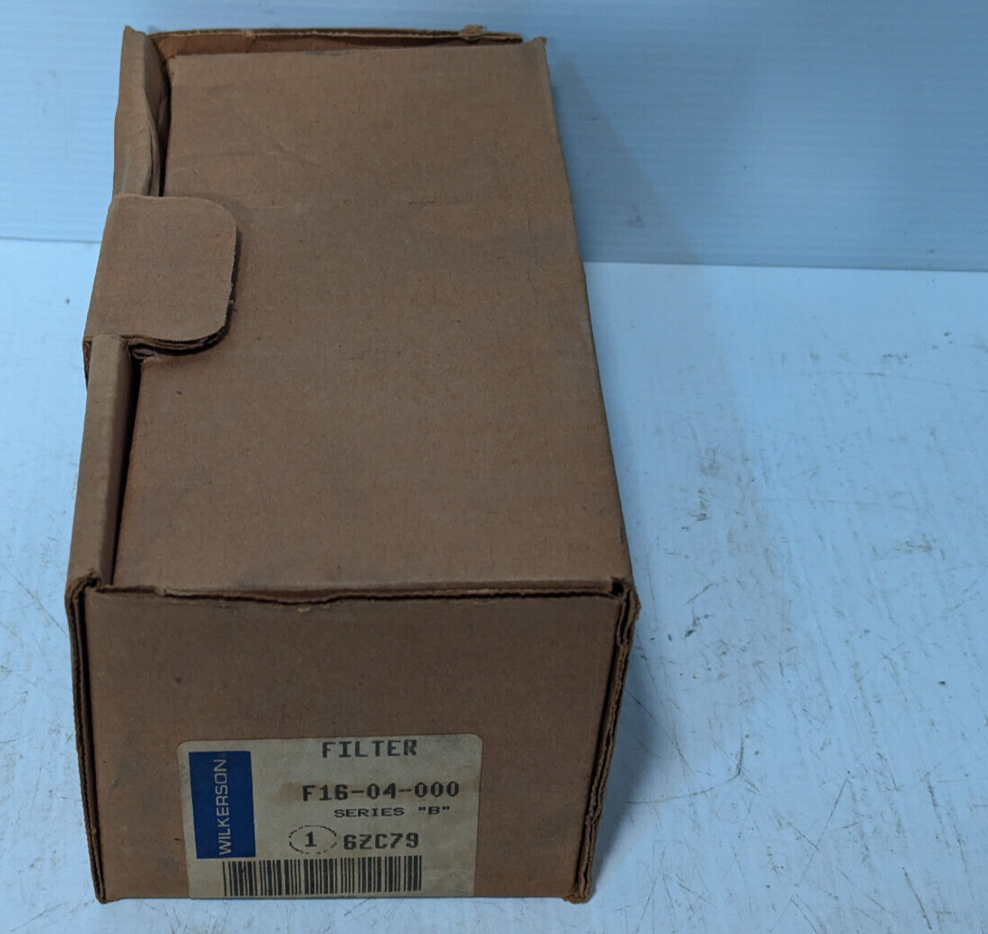 Wilkerson F16-04-000 Pneumatic Filter, Series B, NIB w/manual -Free Shipping