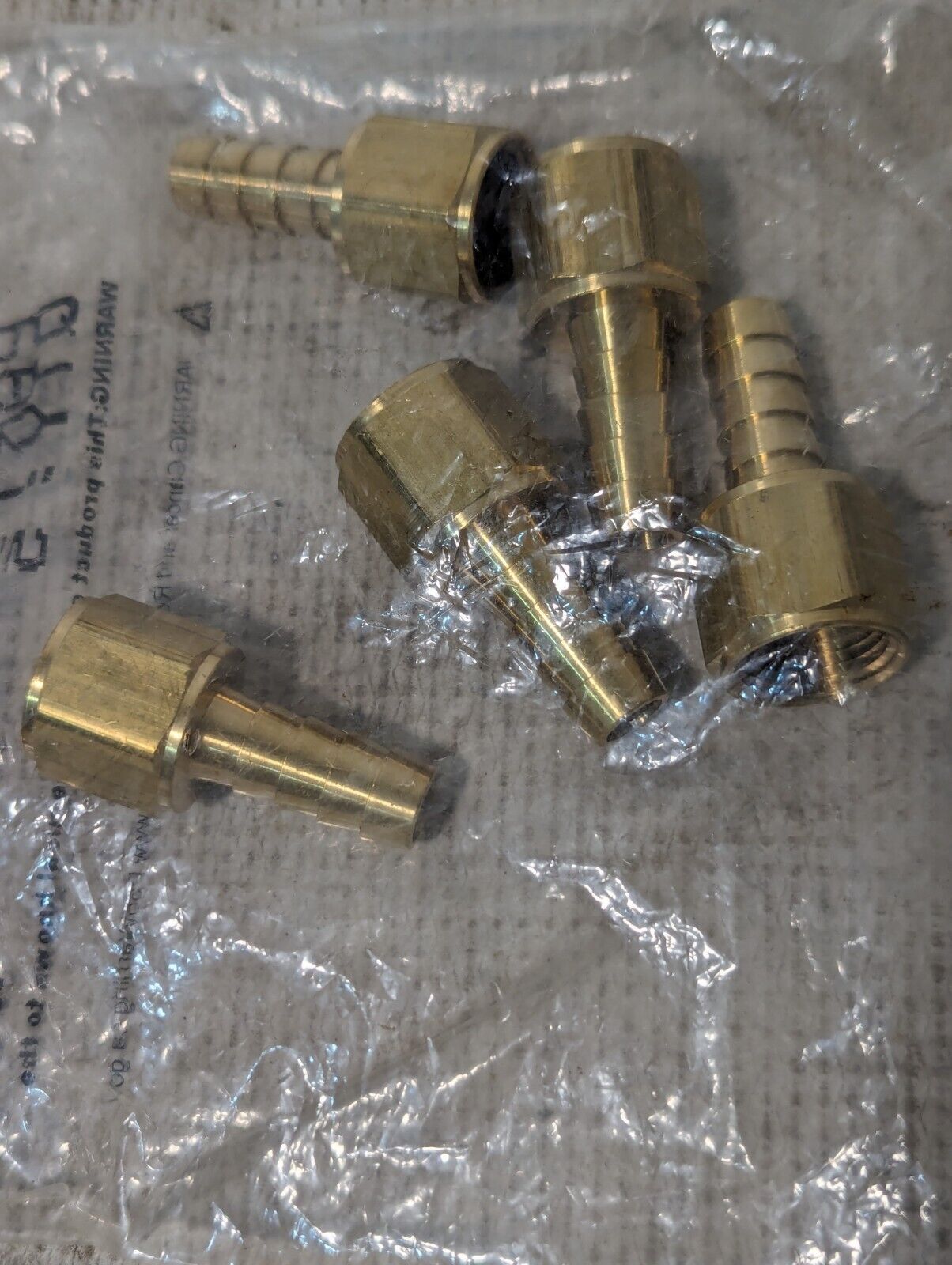 *New* Pack of 5 Dixon Brass MC1040606C Female NPTF x Hose Barb - Free Shipping