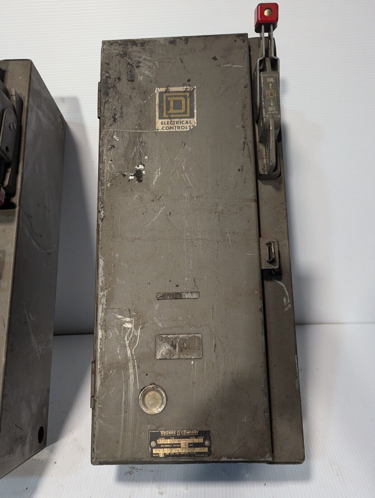 Square D 8538SCG14S combination motor starter, NEMA size 1, 30A - Free Shipping