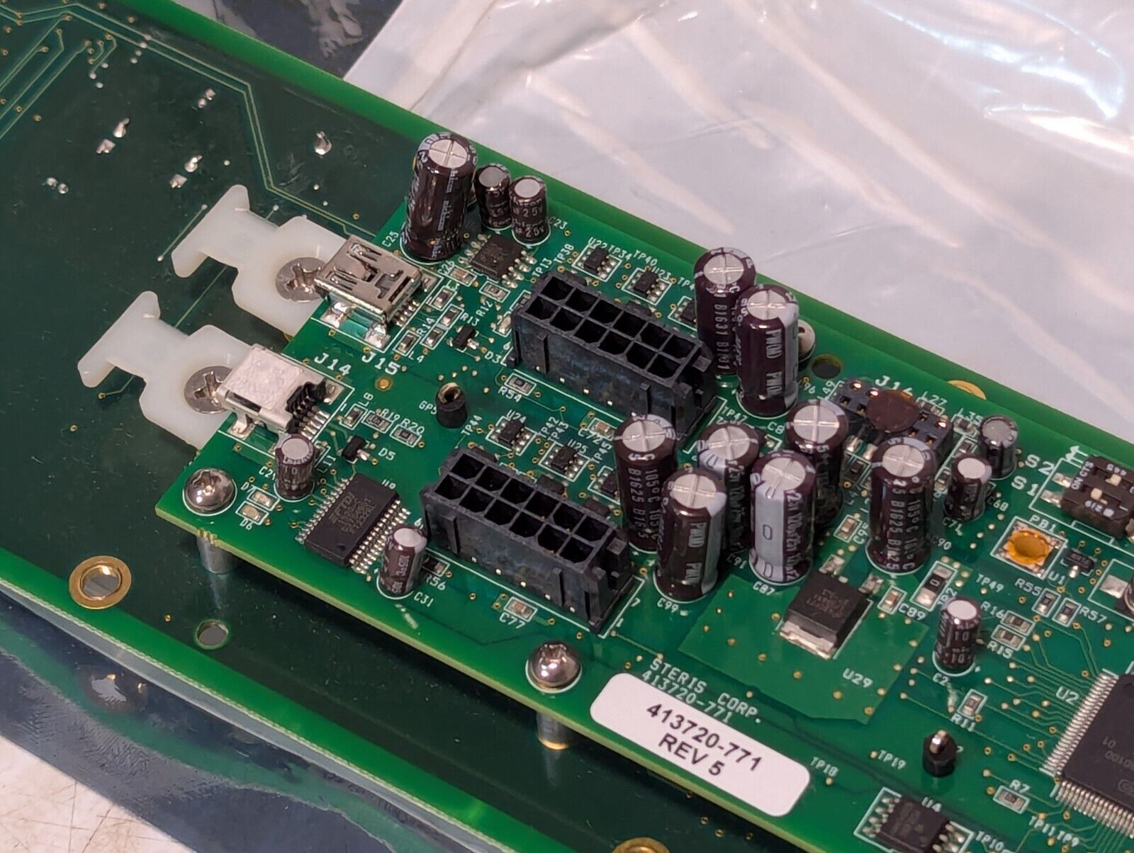 Steris Control & Display Brd Assy Dual 413726-599 Rev 9 - Free Shipping