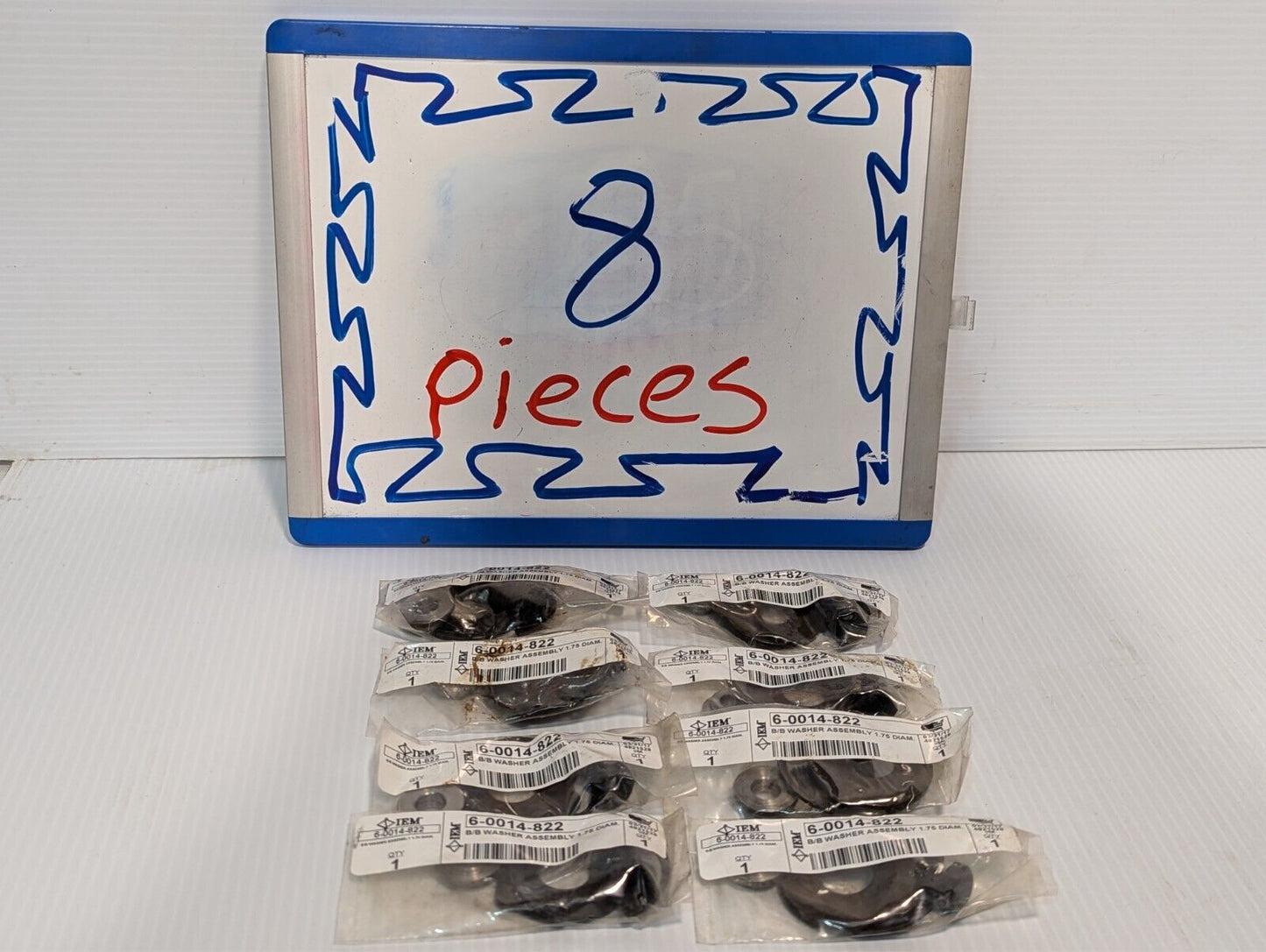 Lot of 8 IEM 6-0014-822 B/B Washer Assembly 1.75 Diam - Free Shipping+Returns