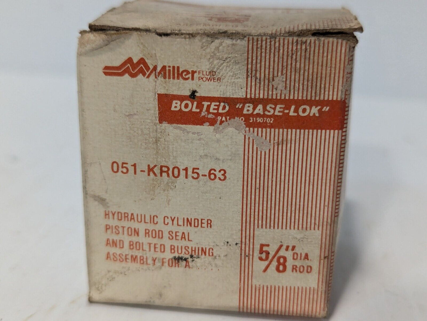 Miller 051-KR015-63 Bolted Base-Lok Seal Kit, for a 5/8" Dia. Rod - Free Ship