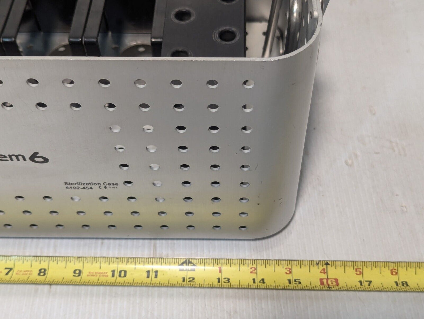 Stryker 6102-454 System 6 Sterilization Case w\ Insert - Free Shipping