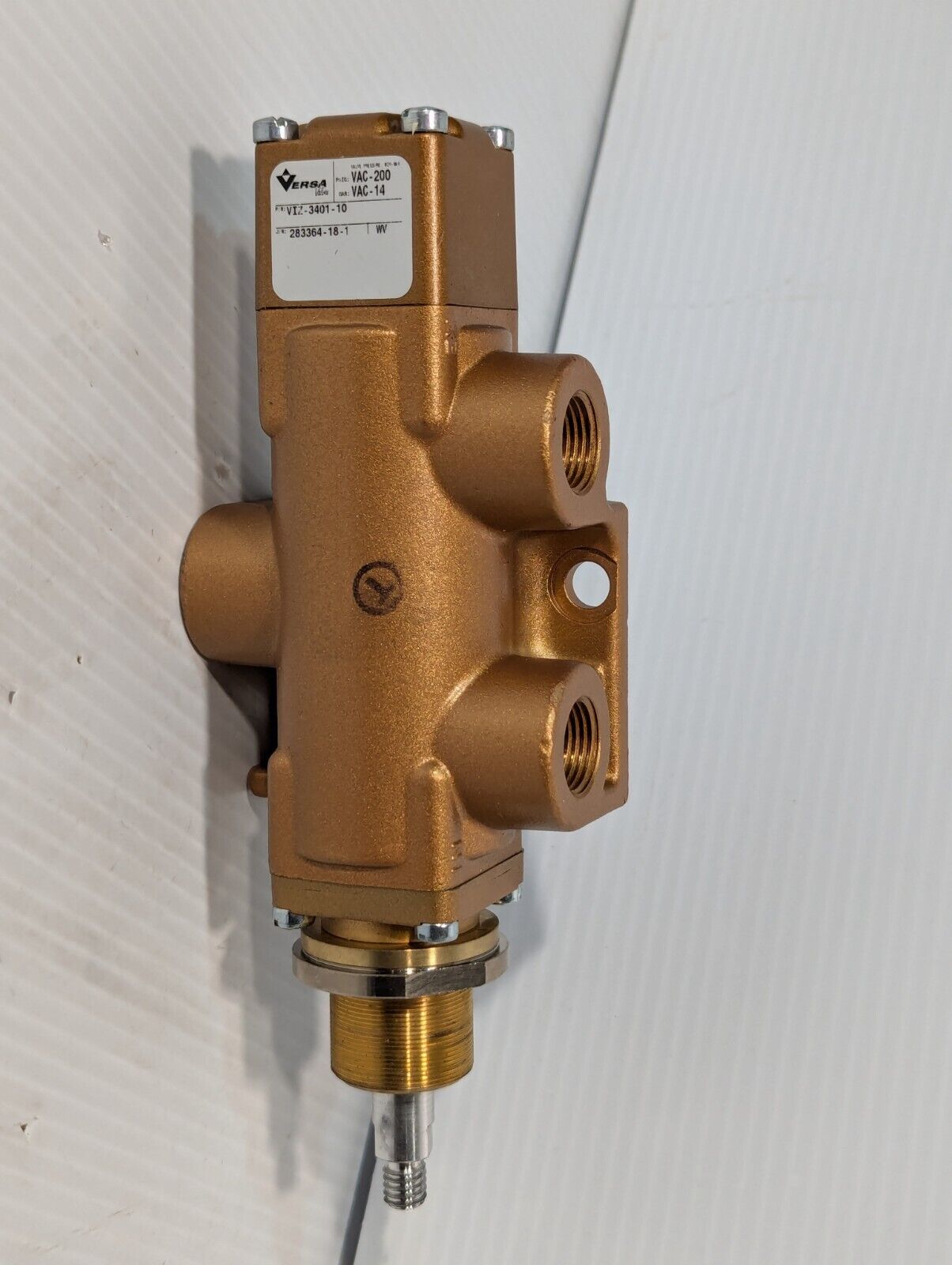 Versa VIZ-3401-10 Lock Out Valve, 200 PSIG 14 BAR VIZ340110 VIZ3401 - Free Ship