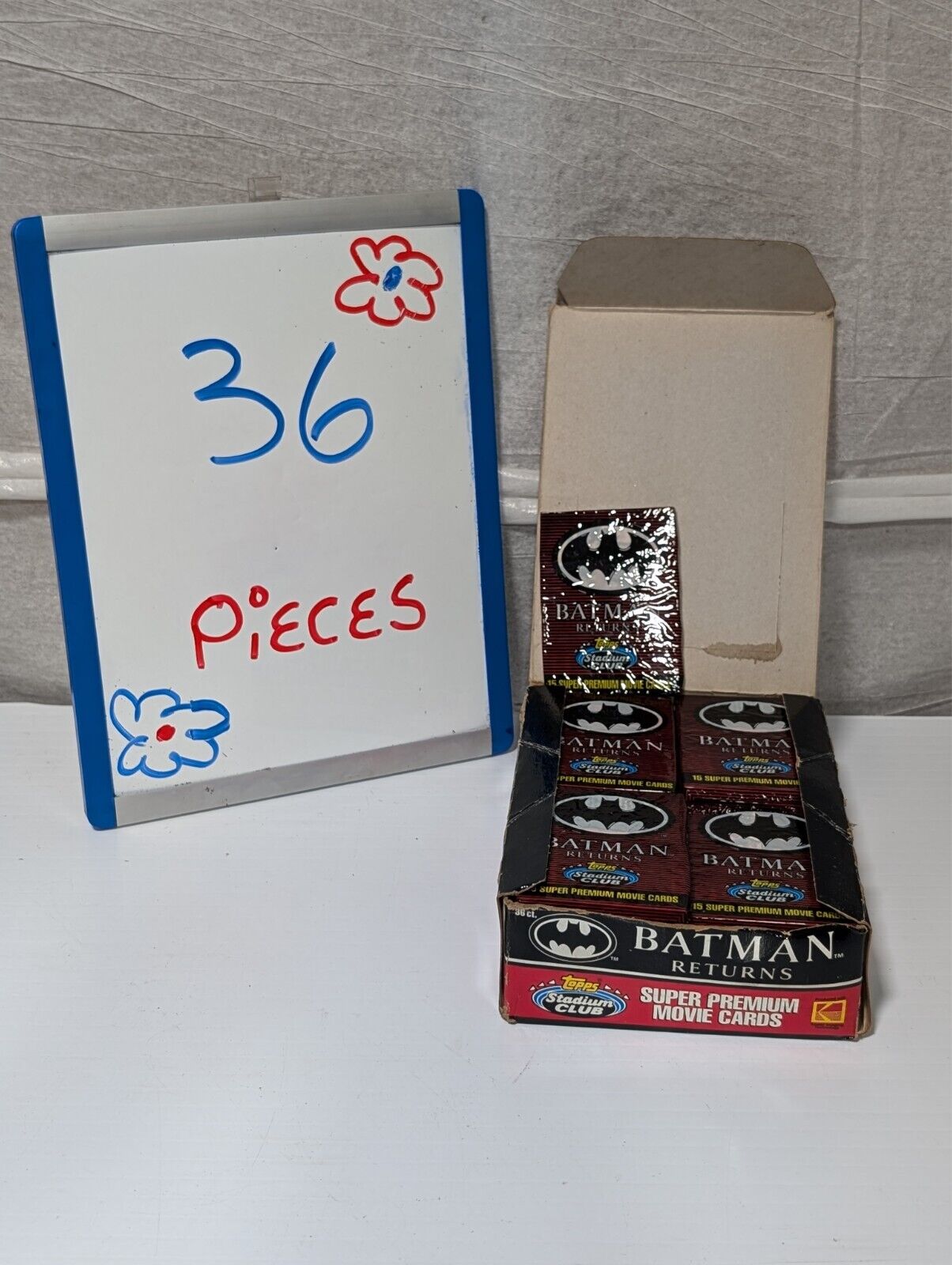 Vintage Batman Collectibles 1500+ Cards Stickers Michael Keaton Jack Nicholson