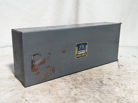 Struthers-Dunn 90XGX100 relay with enclosure, 110VAC coil/contacts