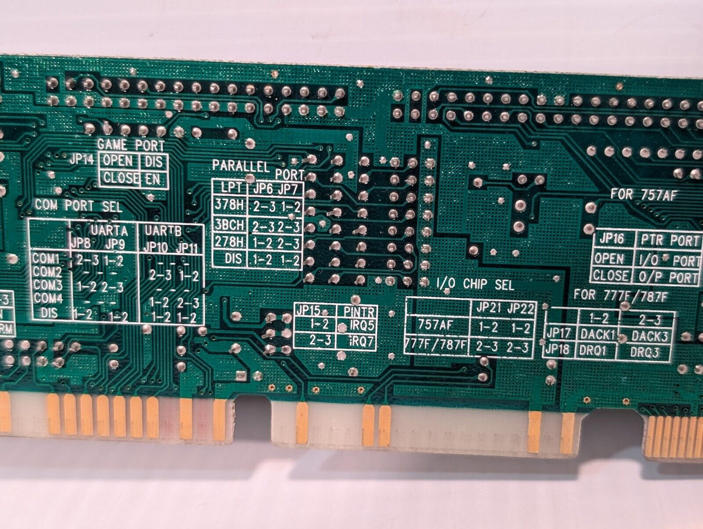 Vesa Local Bus VLB dual channel IDE FDD Serial controller adapter QD6580W ISA