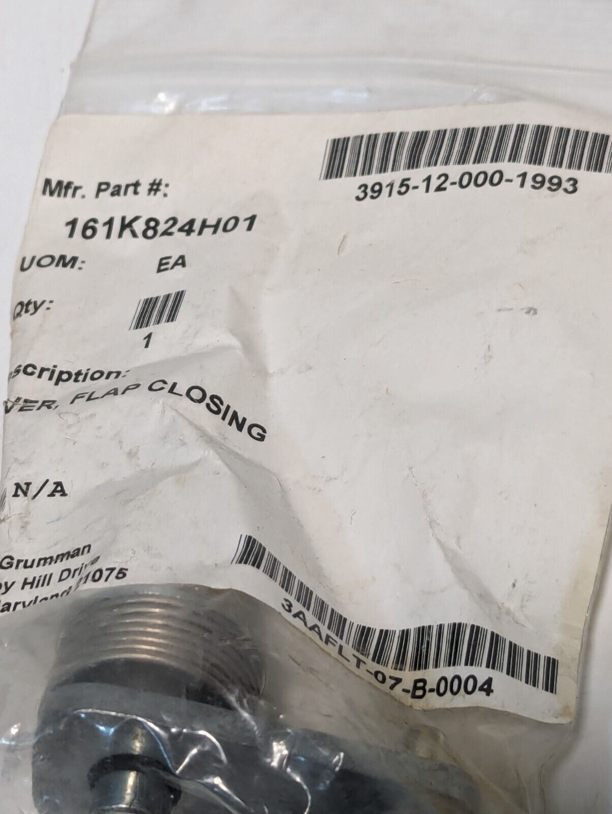 3915-12-000-1993 161K824H01 Flap Closing Lever - Free Shipping