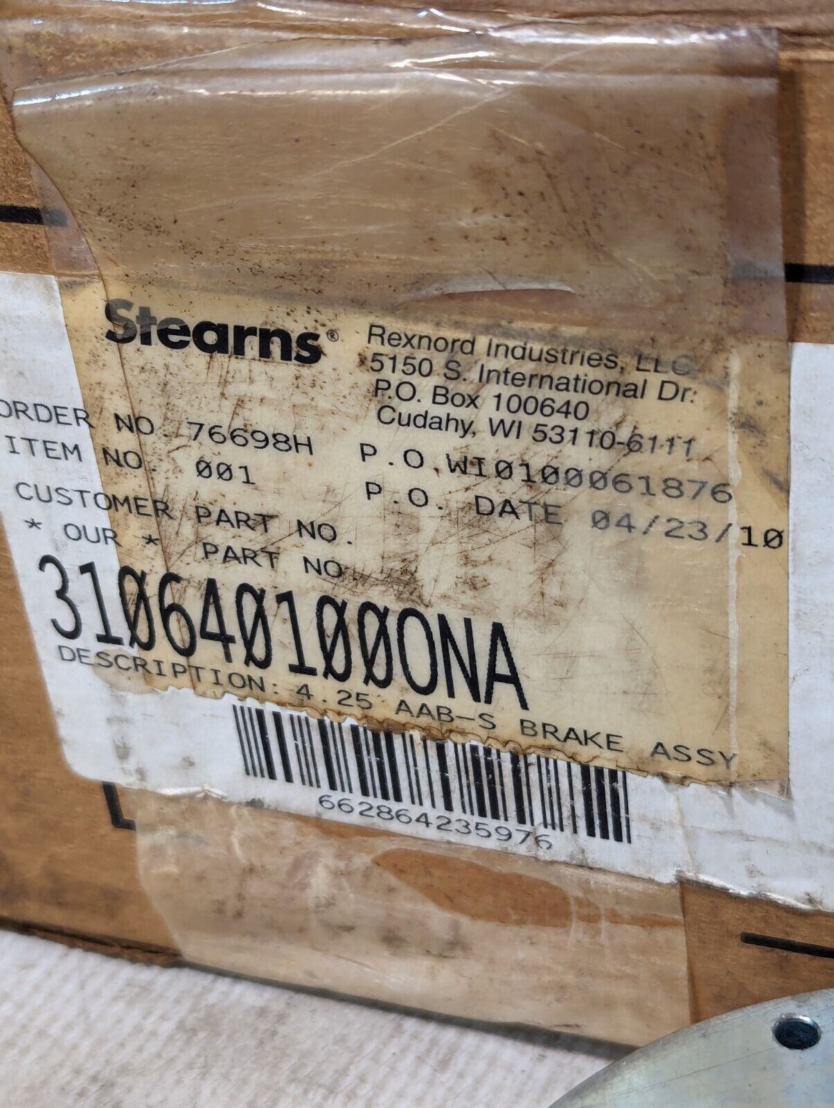 Stearns 310640100ONA Brake Module, 4.25 AAB-S BRAKE ASSY - Free Shipping