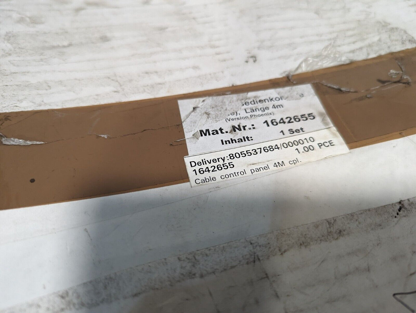 Trumpf 1642655 cable control panel 4m