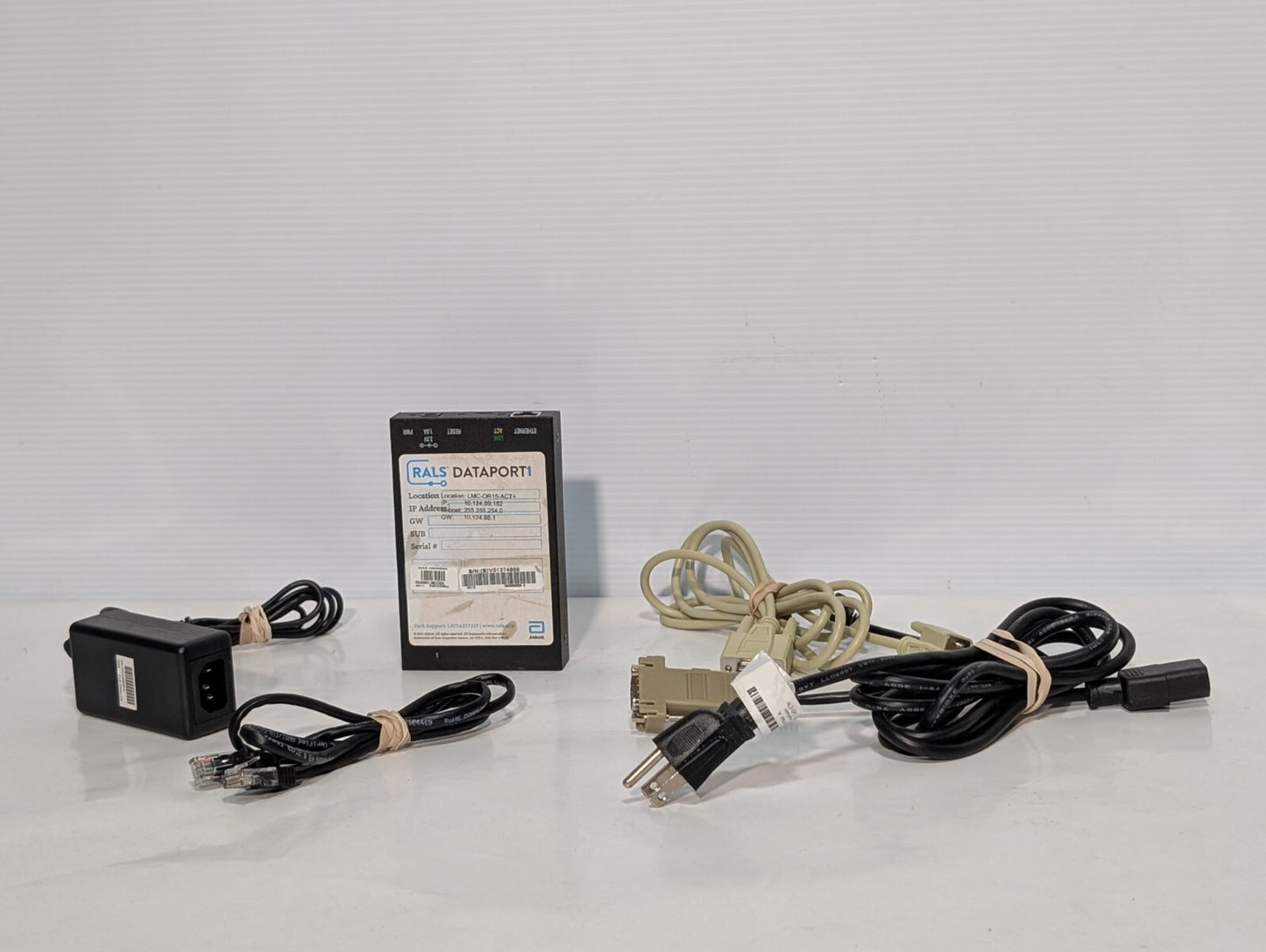 Abbott RALS Dataport 1 POCT Device Server, Ethernet, Power Adapter, Peripherals