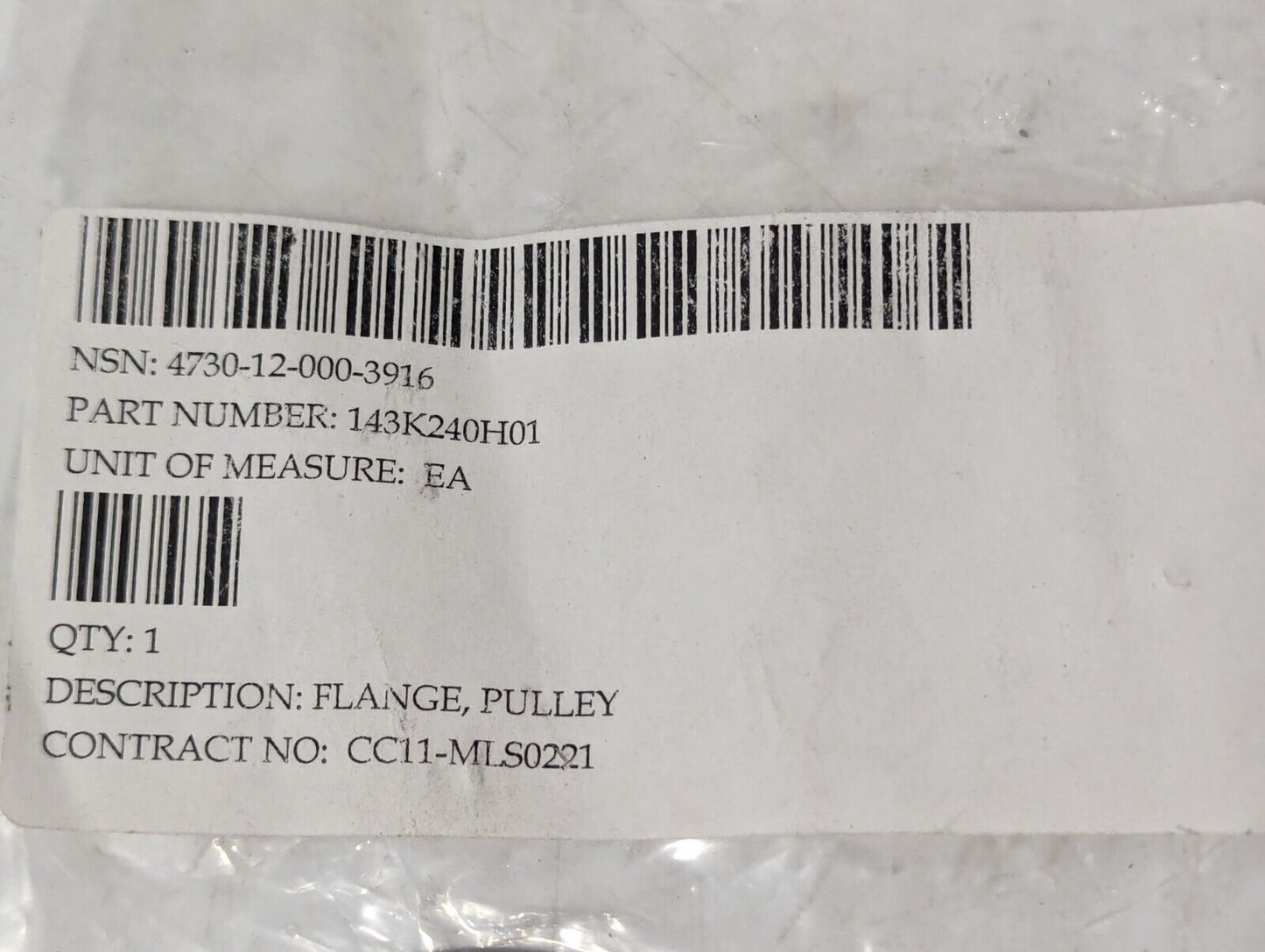 4730-12-000-3916 143K240H01 Flange Pulley