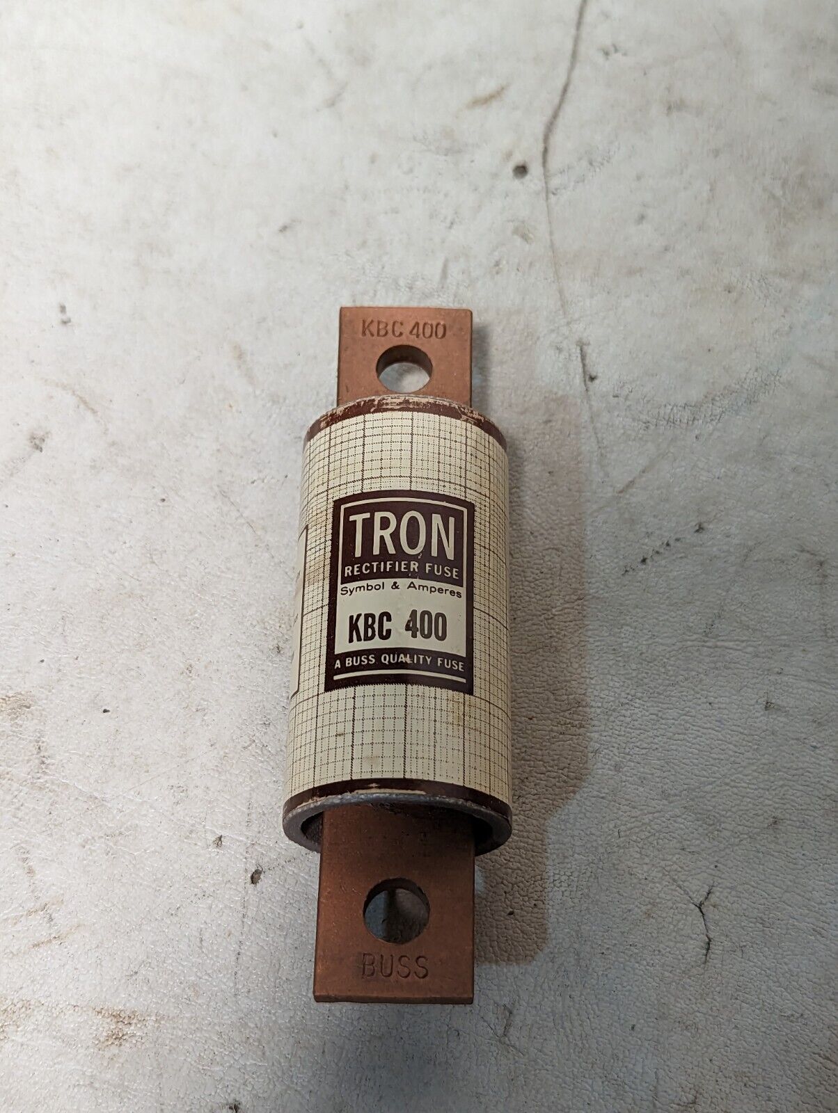 Bussmann KBC400 TRON rectifier fuse, 400A, 600V or less