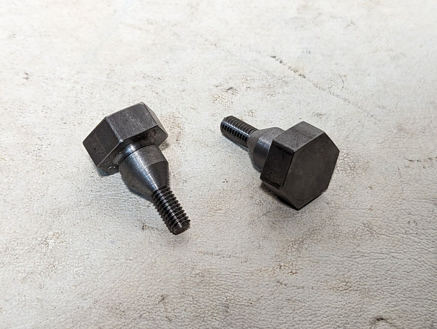 Signode tension motor shoulder bolts, 3/4" hex head, M6x1 threads, black oxide