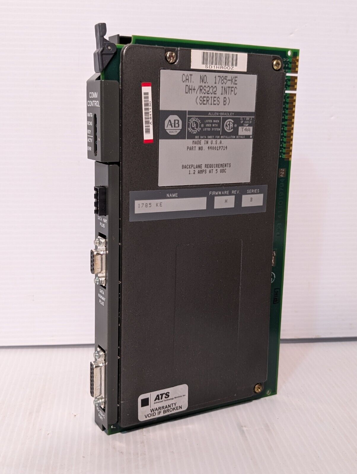 Allen Bradley 1785-KE/C Data Highway Plus RS-232 Communication Interface Module