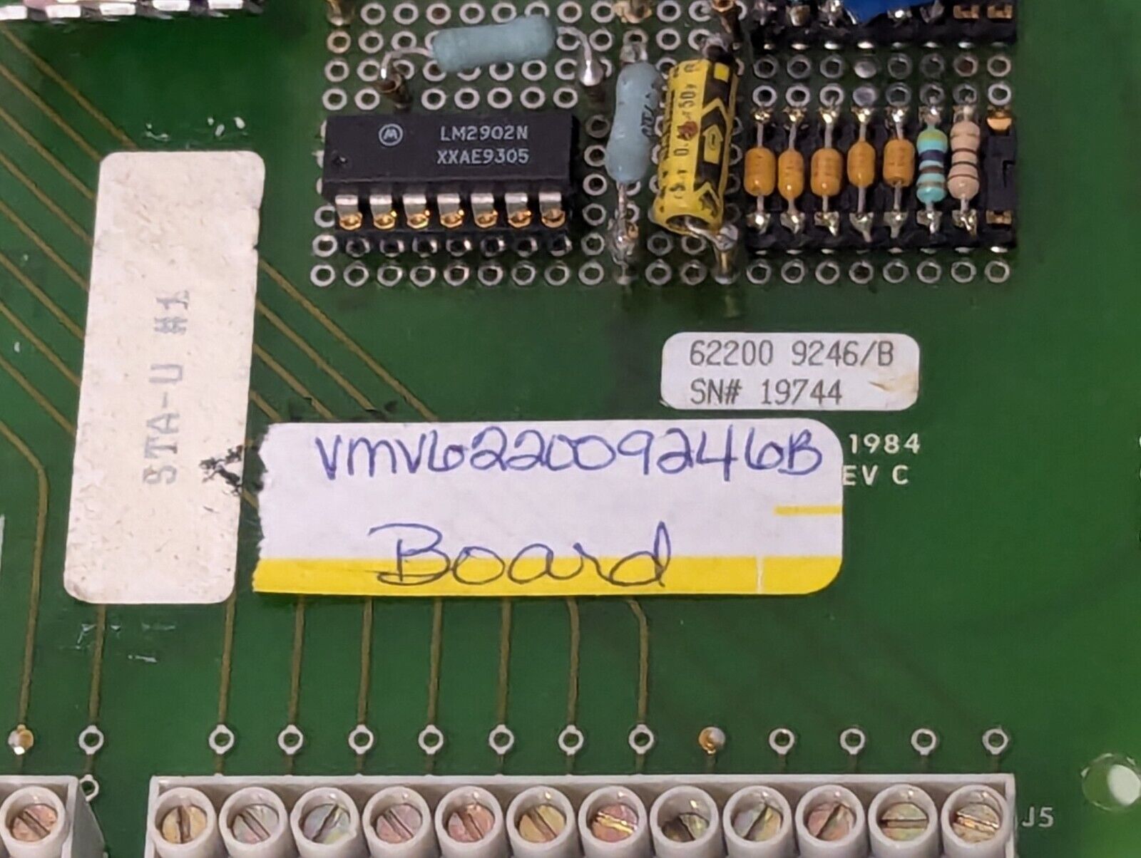 STA-U, 14016 PC6202, rev. C, 62200 9246/B circuit board - Free Shipping