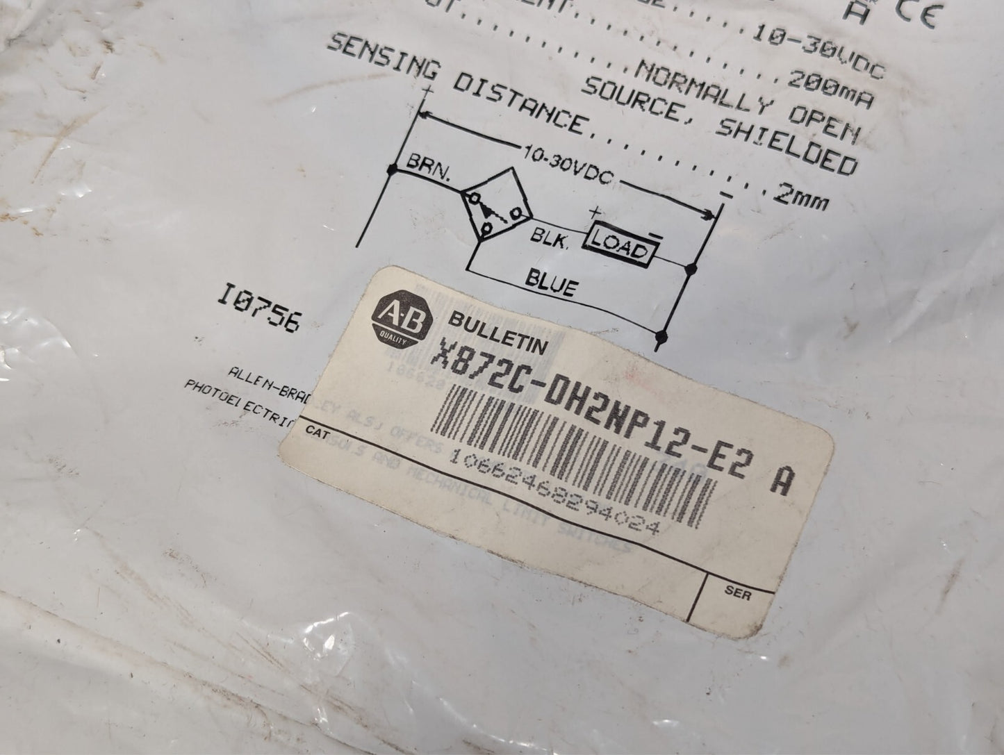 ALLEN BRADLEY 872C-DH2NP12-E2 SERIES A Inductive Proximity Sensor, New, US Stock